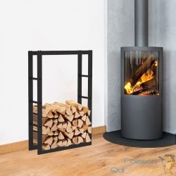 Range Bûches intérieur 100 X 60 . Idéal rangement bois de chauffage