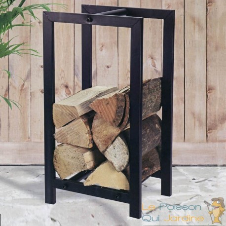 Range Bûches intérieur 60 X 30 . Idéal rangement bois de chauffage
