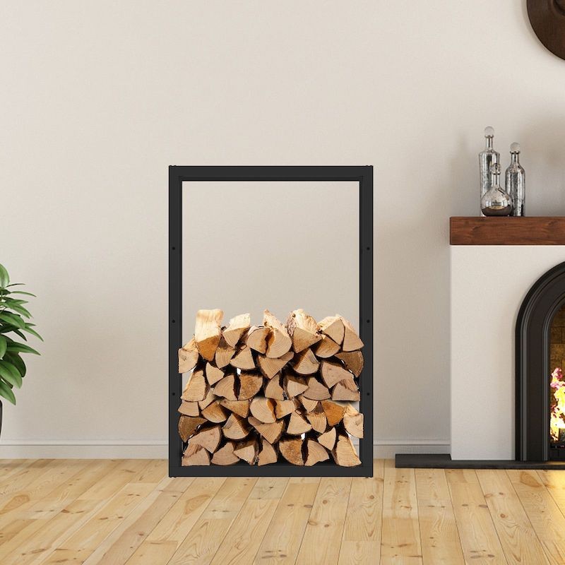 Range Bûches intérieur 70 X 45 . Idéal rangement bois de chauffage