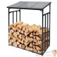 Range Bûches Extérieur 143 X 70 X 145 + Housse. Idéal rangement bois de chauffage