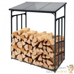 Range Bûches Extérieur 143 X 70 X 145. Idéal rangement bois de chauffage