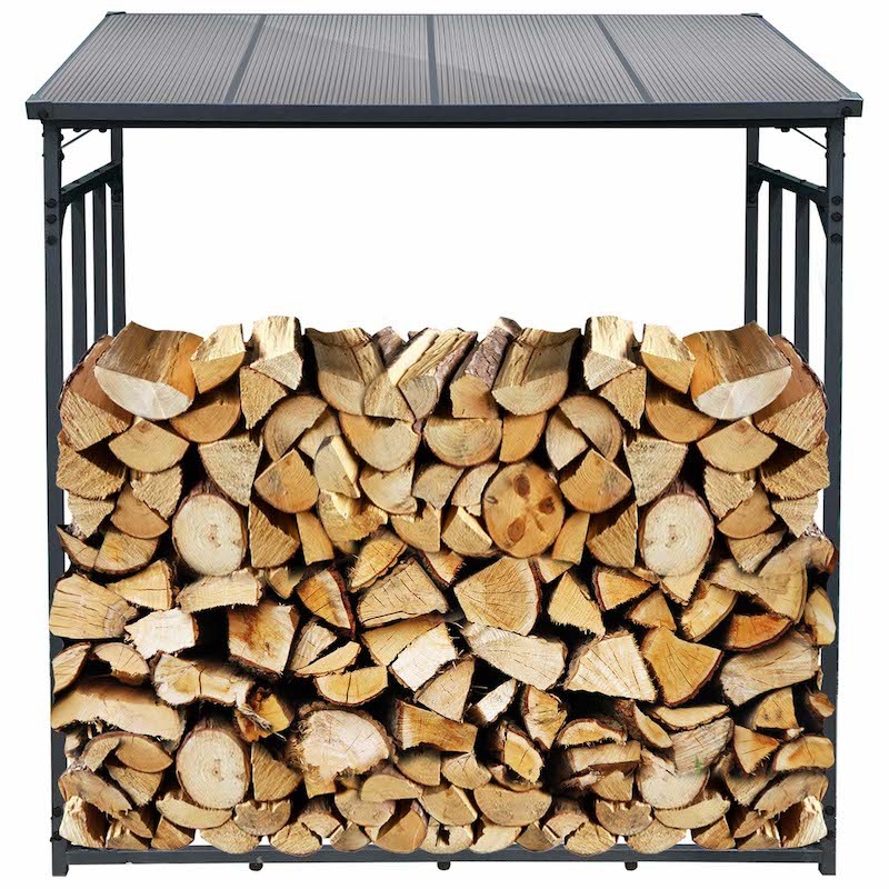 Range Bûches Extérieur 185 X 70 X 185 . Idéal rangement bois de chauffage