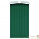 Abri Stockage Bûches Extérieur Vert 330x92x153 . Idéal rangement bois de chauffage