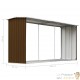 Abri Stockage Bûches Extérieur Marron 330x92x153 . Idéal rangement bois de chauffage