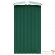 Abri Stockage Bûches Extérieur Vert 172x91x154 . Idéal rangement bois de chauffage