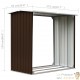Abri Stockage Bûches Extérieur Marron 172x91x154 . Idéal rangement bois de chauffage