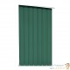 Abri Stockage Bûches Extérieur Vert 163x83x154 . Idéal rangement bois de chauffage