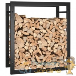 Range Bûches intérieur 56 cm de hauteur . Idéal rangement bois de chauffage