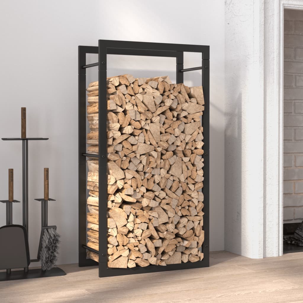Range Bûches intérieur 94 cm de hauteur . Idéal rangement bois de chauffage
