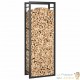 Range Bûches intérieur 132 cm de hauteur . Idéal rangement bois de chauffage