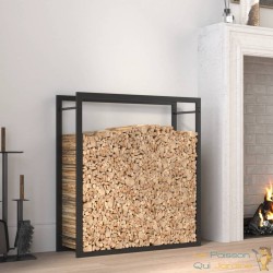 Range Bûches intérieur 86 cm de hauteur . Idéal rangement bois de chauffage