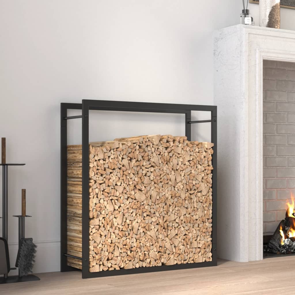 Range Bûches intérieur 86 cm de hauteur . Idéal rangement bois de chauffage