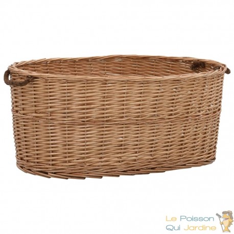 Panier Porte Bûches intérieur 78 cm de long Idéal rangement bois de chauffage
