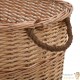 Panier Porte Bûches intérieur 88 cm de long Idéal rangement bois de chauffage