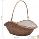 Panier Porte Bûches à anse 60 cm de long Idéal rangement bois de chauffage