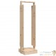 Porte Bûches intérieur Tour Marron 110 cm de hauteur . Idéal rangement bois de chauffage