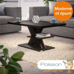 Table Basse Moderne coloris noir : Élégance et Design Épuré