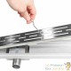 Caniveau de douche en inox moderne et design 100 cm