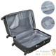 4 Valises de Voyage Solides Noires 25 - 45 - 72 - 108 litres. Pour le voyage court et long