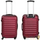 4 Valises de Voyage Solides Bordeaux 25 - 45 - 72 - 108 litres. Pour le voyage court et long