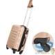 4 Valises de Voyage Solides Roses 25 - 45 - 72 - 108 litres. Pour le voyage court et long