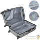 4 Valises de Voyage Solides Grises 25 - 45 - 72 - 108 litres. Pour le voyage court et long