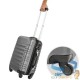 4 Valises de Voyage Solides Grises 25 - 45 - 72 - 108 litres. Pour le voyage court et long