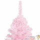 Sapin de Noël Rose artificiel 120 X 65 cm et pied support pour un Noël original.
