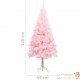 Sapin de Noël Rose artificiel 120 X 65 cm et pied support pour un Noël original.