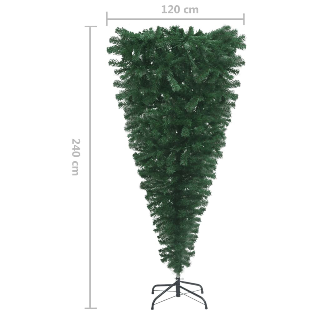 Sapin de Noël Artificiel Inversé 240 cm : Une Décoration originale pour Noël