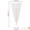Sapin de Noël Artificiel Blanc Inversé 120 cm : Une Décoration originale pour Noël