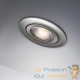 Ensemble de 12 Spots encastrables LED Pour plafond Argent de 5W