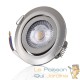 Ensemble de 12 Spots encastrables LED Pour plafond Argent de 5W