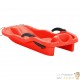 Traîneau Plastique + freins Rouge 87x40x18 cm. Enfants de + de 36 mois