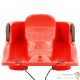 Traîneau Plastique + freins Rouge 87x40x18 cm. Enfants de + de 36 mois