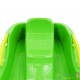 Traîneau Plastique + freins Vert 87x40x18 cm. Enfants de + de 36 mois