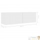 Meuble TV 2 Tiroirs : 100 X 30 X 30 Couleur Blanc. A suspendre au mur