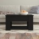 Table Basse Salon. Noir. Plateau Relevable. Grand Espace de Rangement