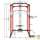 Rack - cage de Musculation Abdominaux et haltérophilie. Confortable et de Qualité