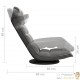 Fauteuil Moderne Gris Foncé en Velours ou chaise longue de salon. Pivotant à 360°