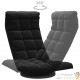 Fauteuil Moderne Noir en Velours ou chaise longue de salon. Pivotant à 360°