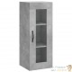 Armoire Murale Décoration. A suspendre, Gris Béton. 90 X 34 X 34 cm