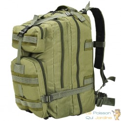 Sac à dos 50L Vert Multi poche Sac à Dos Style Militaire