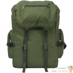 Sac à dos 65L Vert Multi poche Sac à Dos Style Militaire