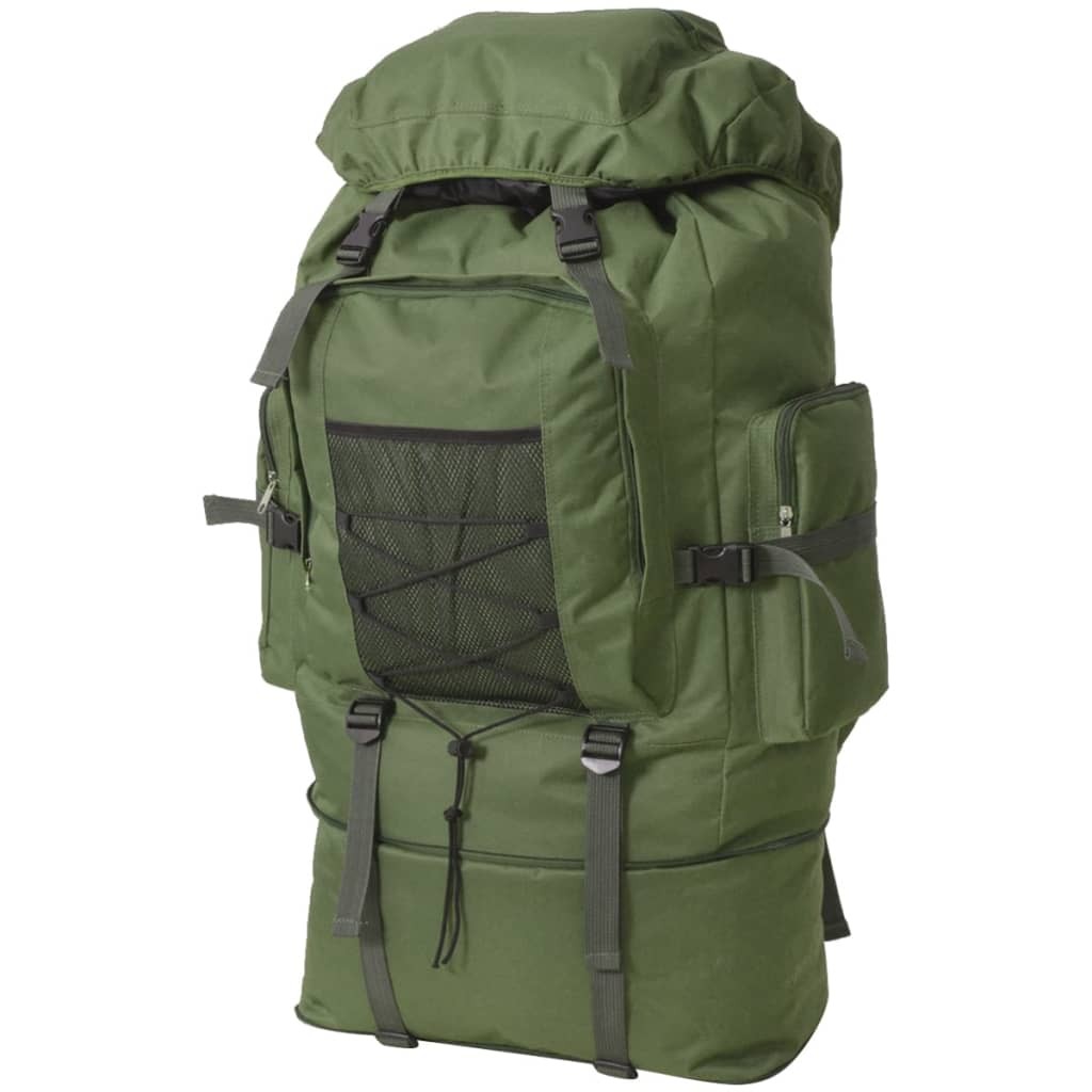 Sac à dos 100L Vert Multi poche Sac à Dos Style Militaire