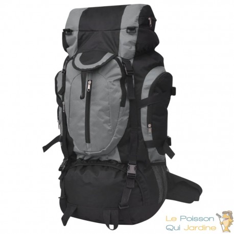 Sac à dos 75L Gris Randonnée, Marche Nordique, Trek, Trail et Balade Nature