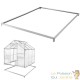 Serre de jardin Aluminium 190 x 85 x 195 cm avec Fondations