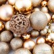 100 Boules de Noël Rose et Or pour décorer votre sapin