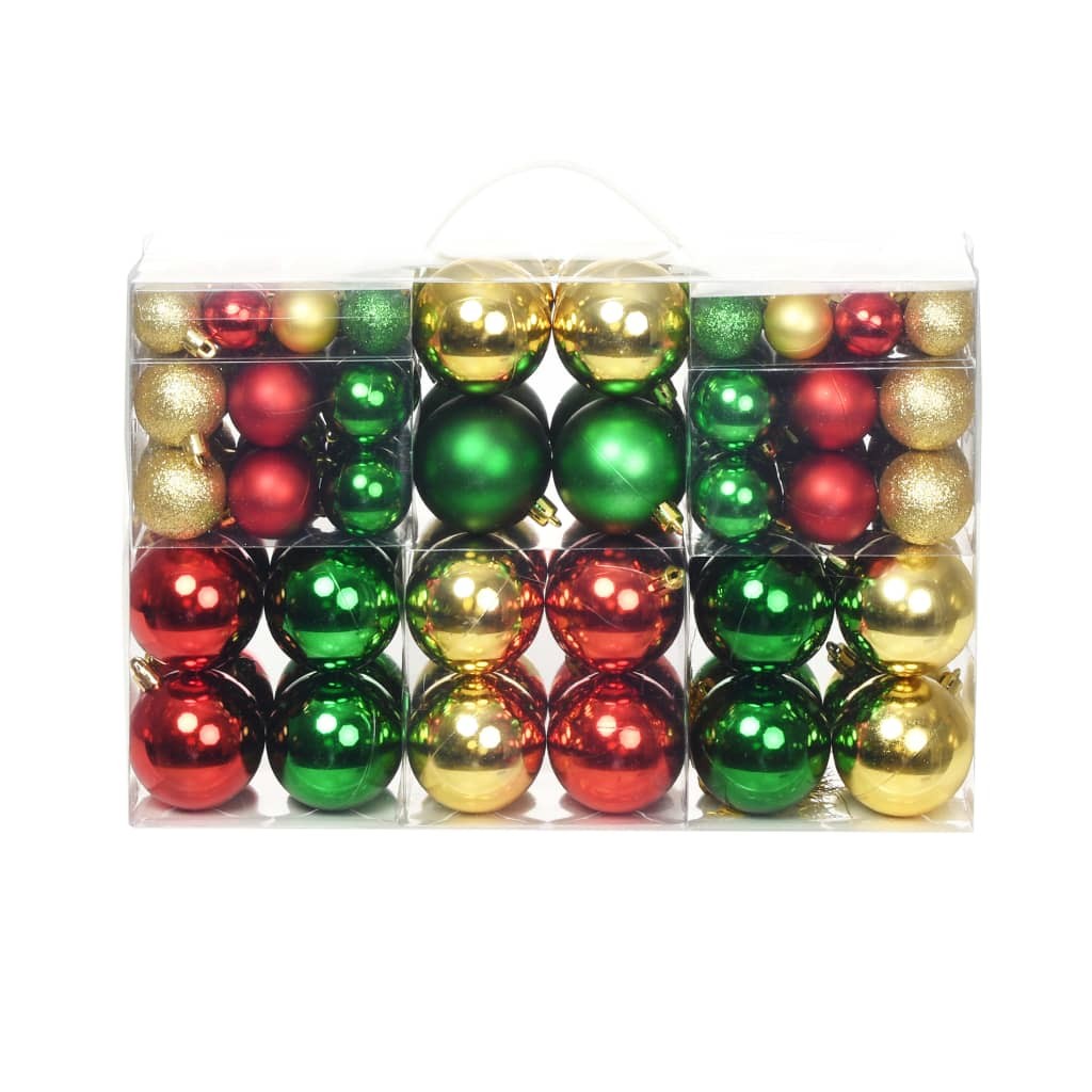 100 Boules de Noël Multicolores pour décorer votre sapin