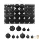 100 Boules de Noël Noir pour décorer votre sapin